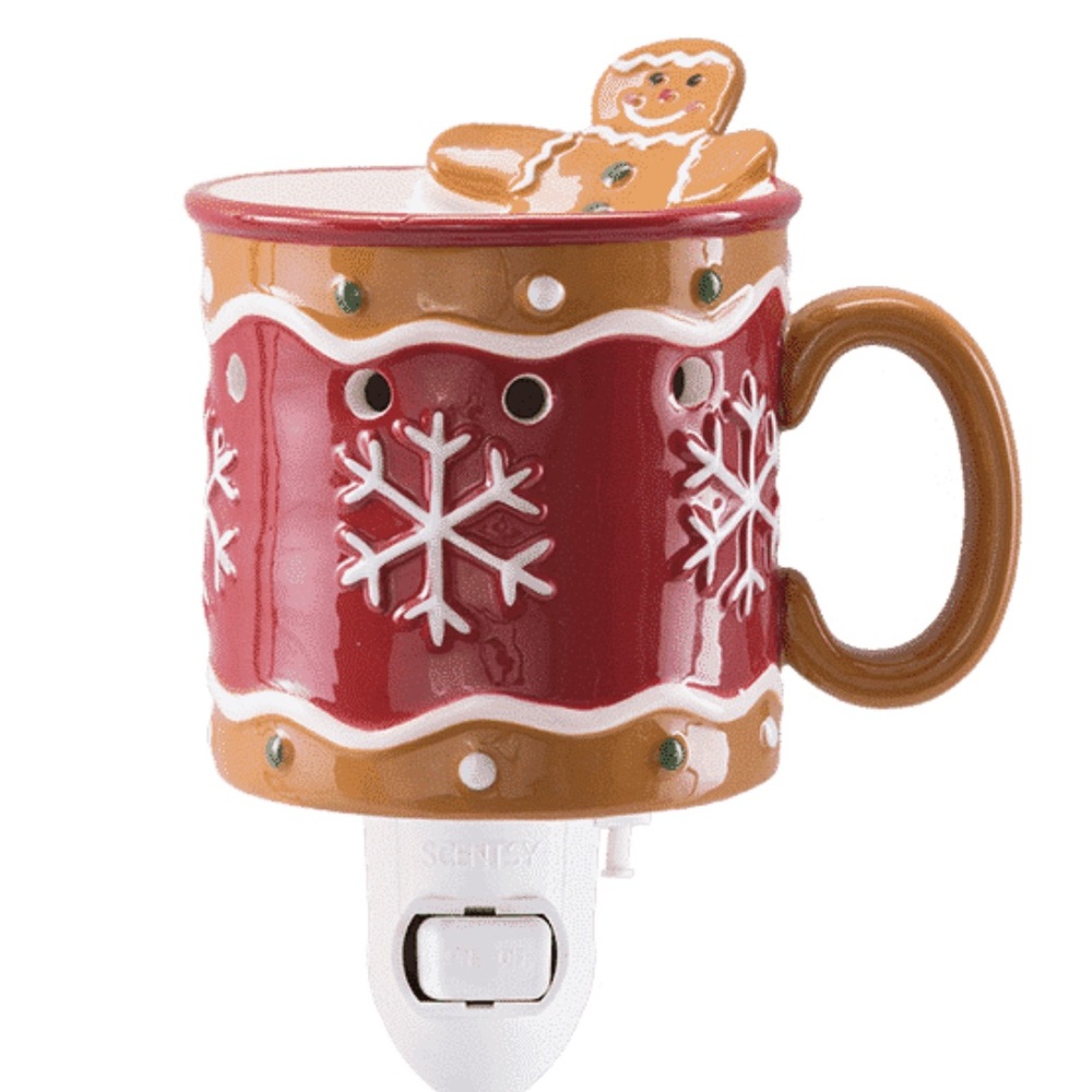 Scentsy Gingerbread Man Mini Warmer NEW